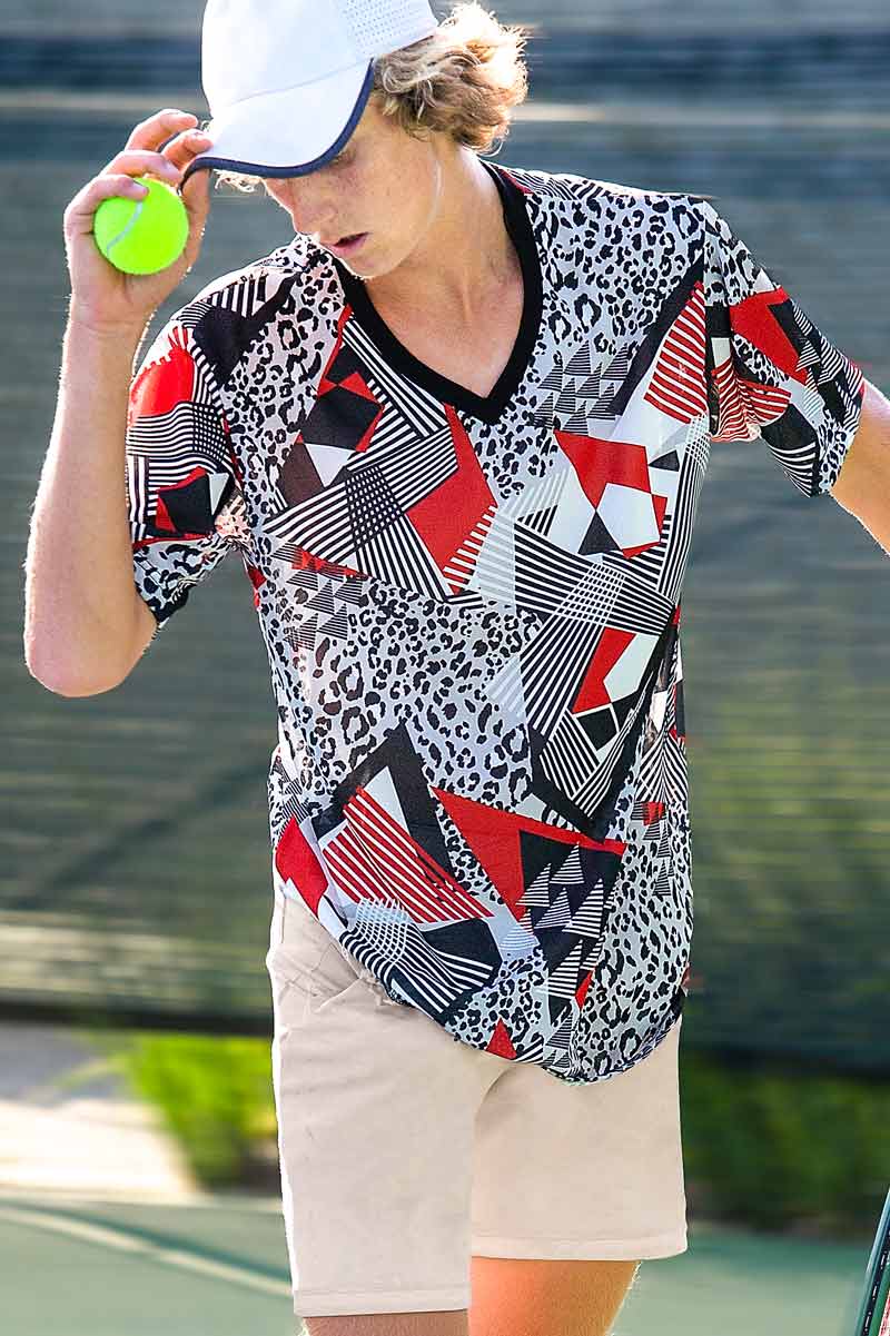 Cooltan Tan Though Black Vneck