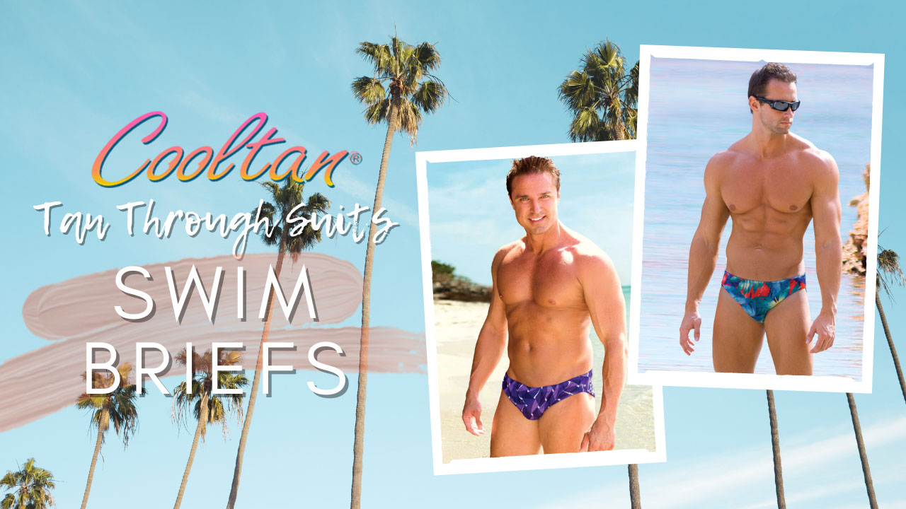 Cooltan tan through mens swimwear